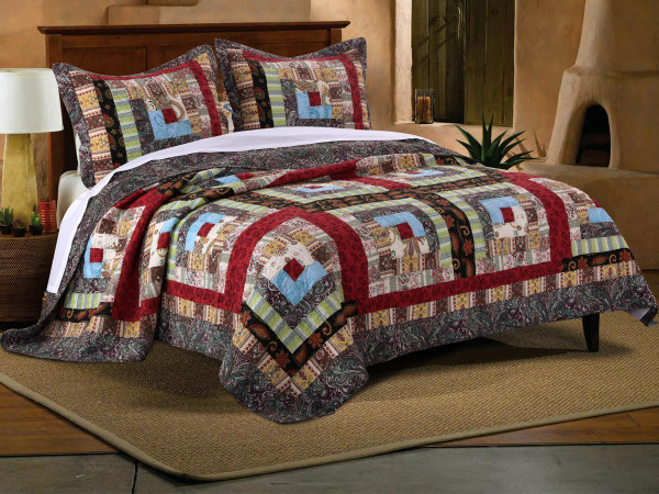 Colorado Lodge Quilt Set - 636047351807