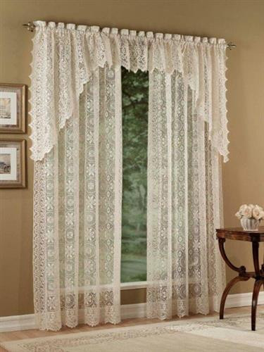 Hopewell Lace Insert Valance - 748780000000