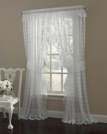 Priscilla Ruffled Curtain Pair - 748779196615