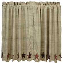Abilene Star Tier Curtain - 840528110665