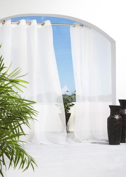 Escape Outdoor Grommet Sheer Curtain - 69556455122
