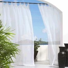 Escape Velcro Tab Top Outdoor Sheer Curtain - 69556454613