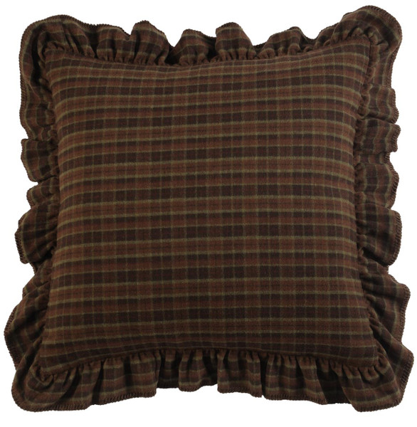 Cabin Bear Plaid Euro Sham - 650654053800