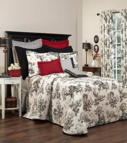 Bouvier Black Bedspread - 13864100410