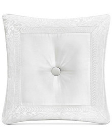 Bianco White Square Button Pillow - 846339072062
