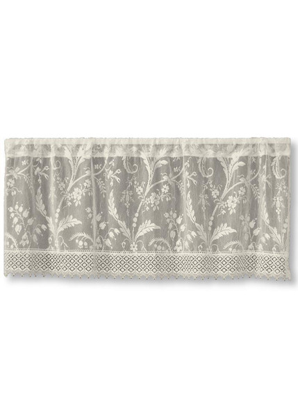 Coventry Lace Valance With Trim - 734573055159