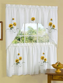 Sunshine Kitchen Tier Curtain Set -