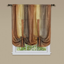 Ombre Tie Up Shade Curtain - 054006628744