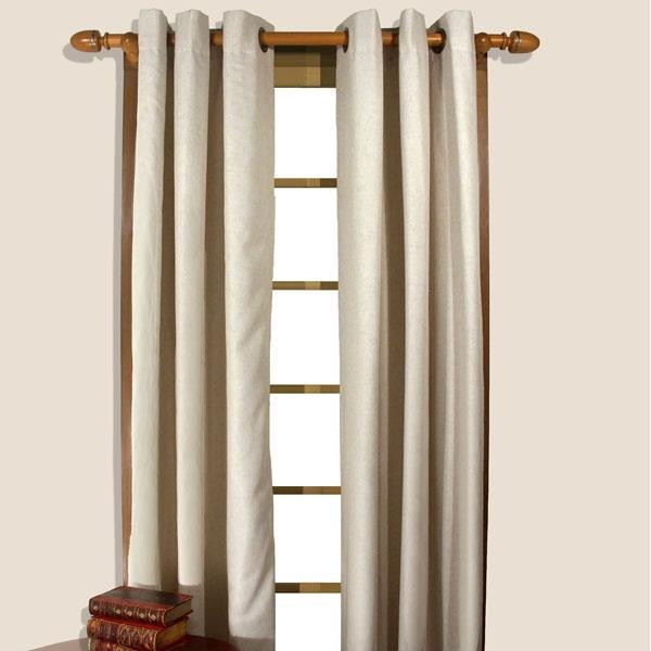 Homespun Insulated Grommet Curtains -