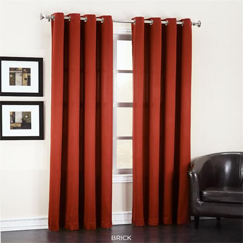 Gramercy Insulated Room Darkening Grommet Curtains -