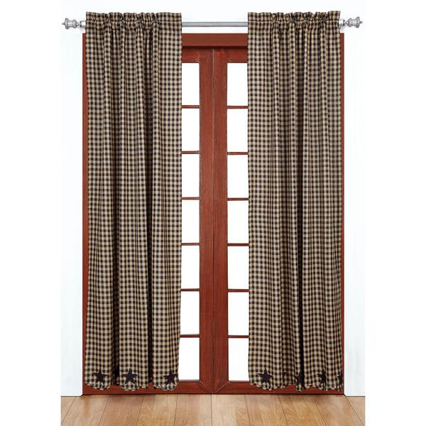 Navy Star Curtain Collection -