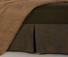 Faux Leather Bed Skirt - 890830096171