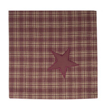 Burgundy Star Napkin Set - 840528158254