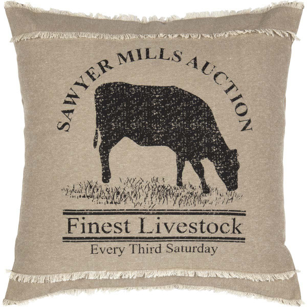 Sawyer Mill Cow Pillow - 840528162442