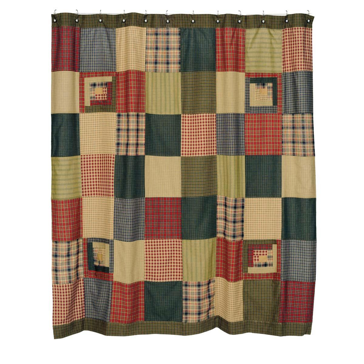 Tea Cabin Patchwork Shower Curtain - 841985089020