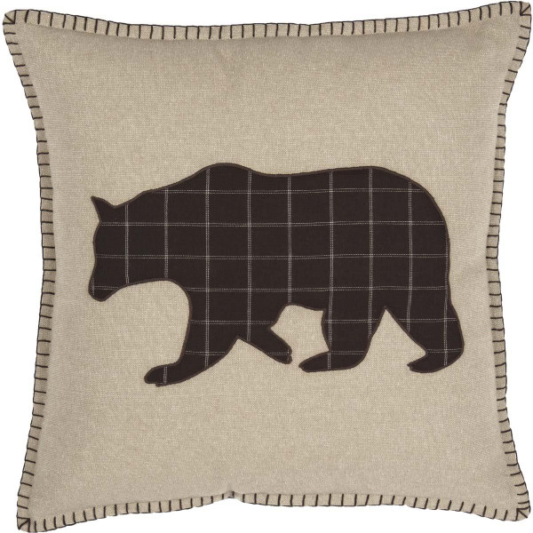 Wyatt Bear Applique Pillow - 840528162831