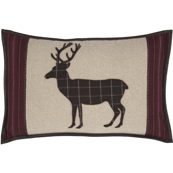 Wyatt Deer Applique Pillow - 840528162855