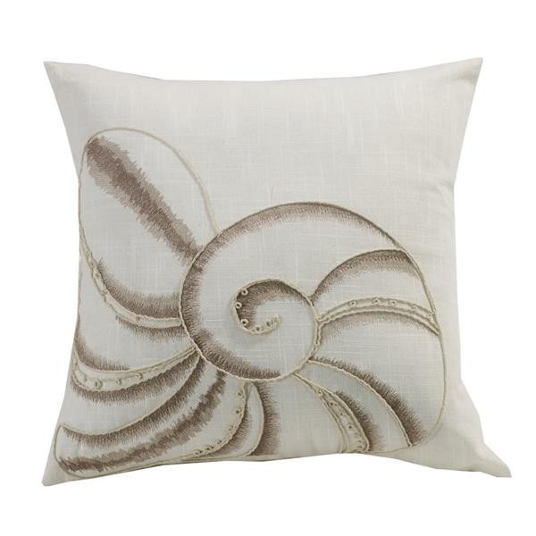 Newport Square Seashell Pillow - 8.14E+11