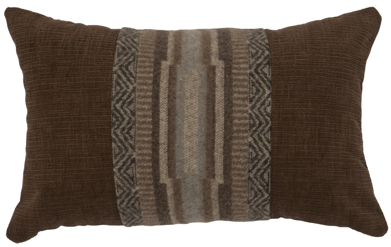 Wooded River Lodge Lux 12x18 Pillow | Paul's Home Fashions