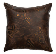 Stampede 16x16 Fabric Back Pillow - 650654042088