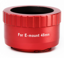 William Optics 48mm T-mount for Sony E-mount (Red)