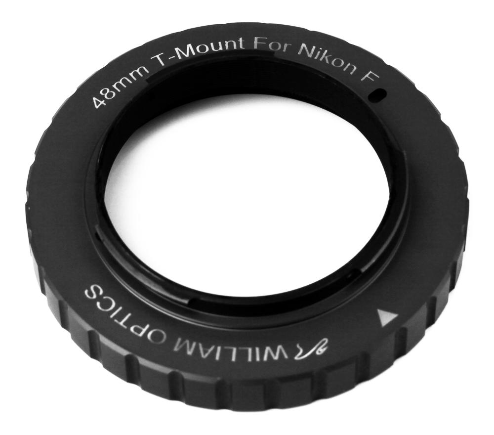 William Optics 48mm T-mount for Nikon (Black) - Cyclops Optics