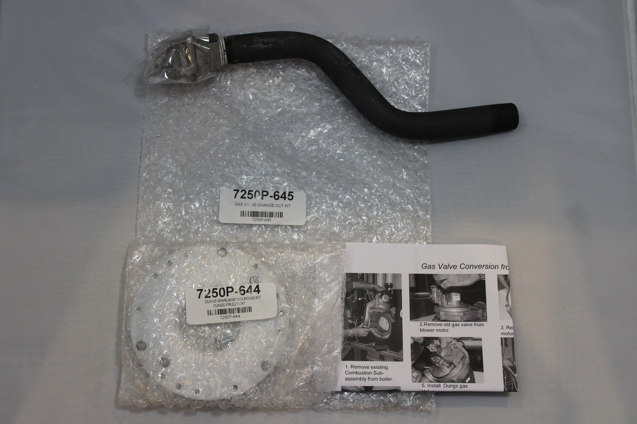 7250P645 Munchkin Gas Valve Change Out Kit Honeywell to Dungs