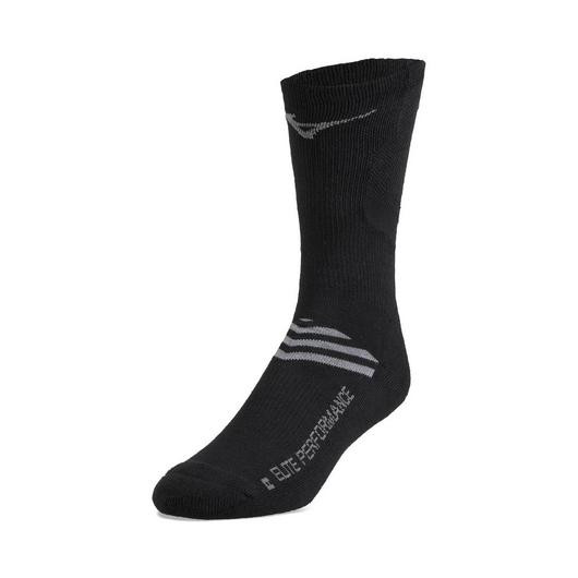 Mizuno Runbird Crew Sock - Black