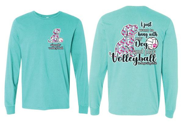 Dog LS- Scuba Blue