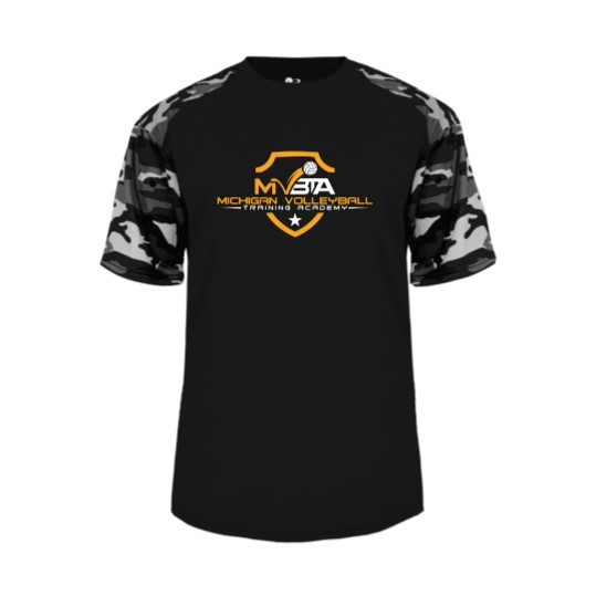 MVBTA Camo SS Shirt- Black