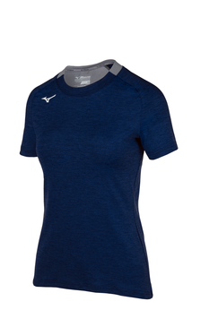 Mizuno Women's Alpha Short Sleeve- Navy