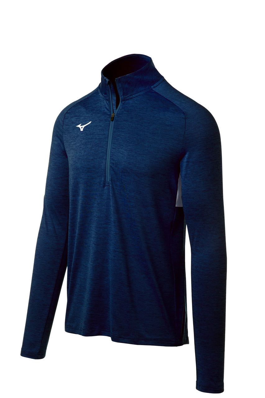 Mizuno Men's Alpha 1/2 Zip- Navy