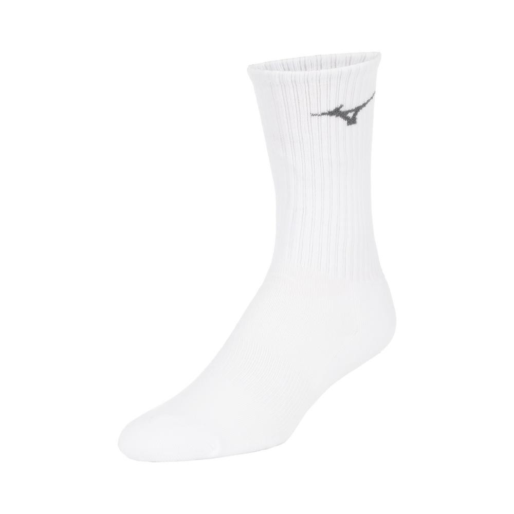 Mizuno 3-Pac Crew Sock-White