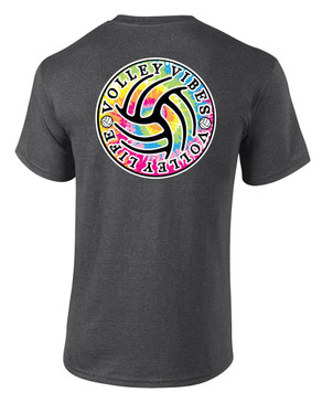 Tie Dye VB Vibes- Dark Heather