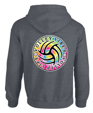 Tie Dye VB Vibes Hoodie- Back