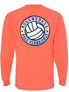 Vb Vibes Only LS-Coral
