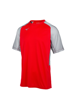 Mizuno Men's Aerolite Crew Jersey- Red/Grey