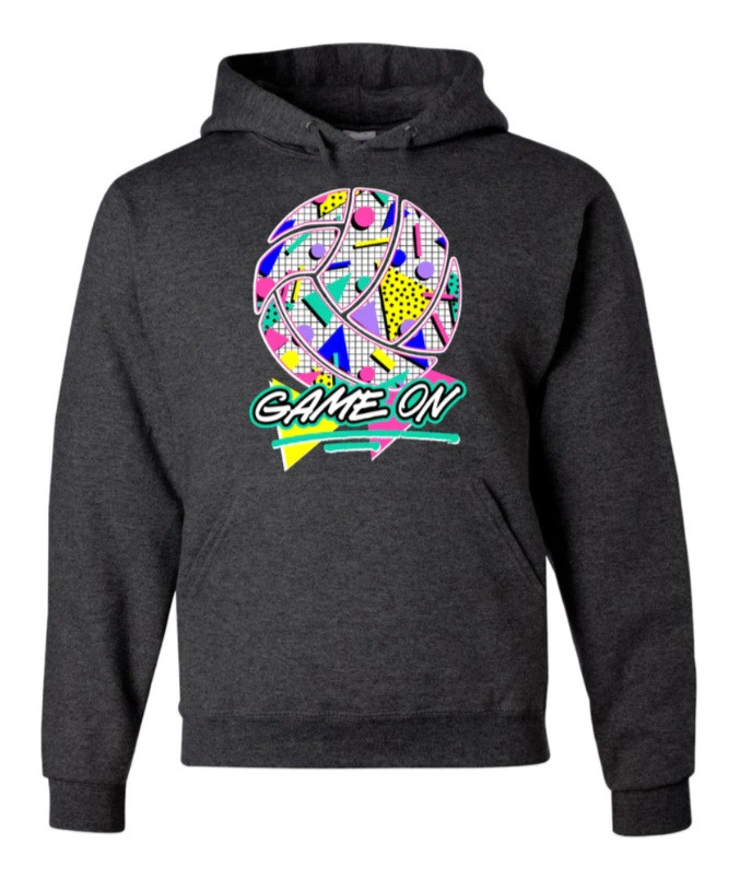 Game On Retro- Black Heather