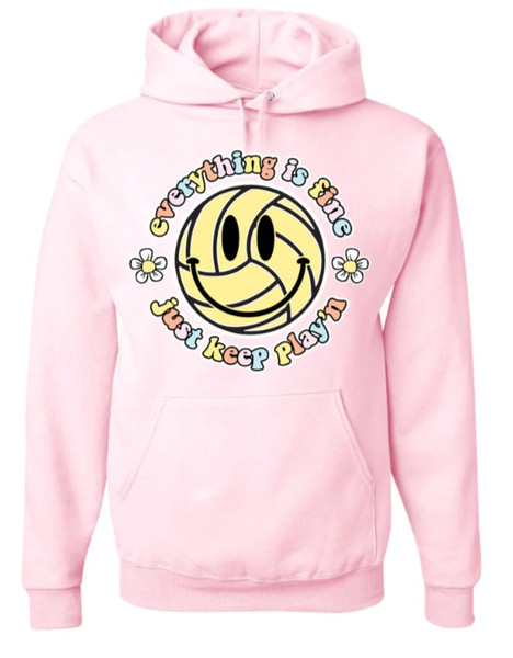 Smile Hoodie- Pink
