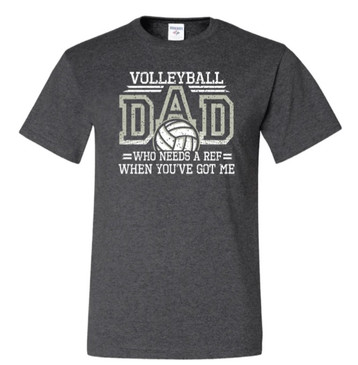 Dad Ref SS- Black Heather