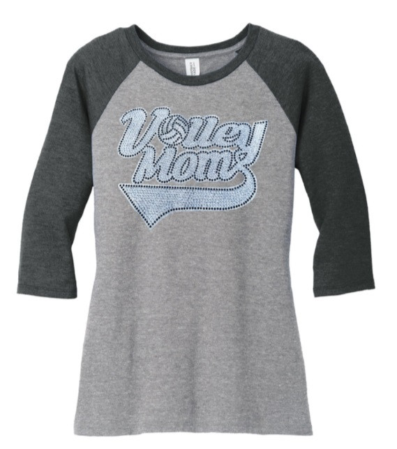 3/4 Sleeve Rhinestone 