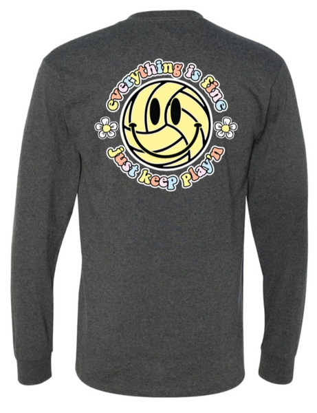 Smile LS- Black Heather