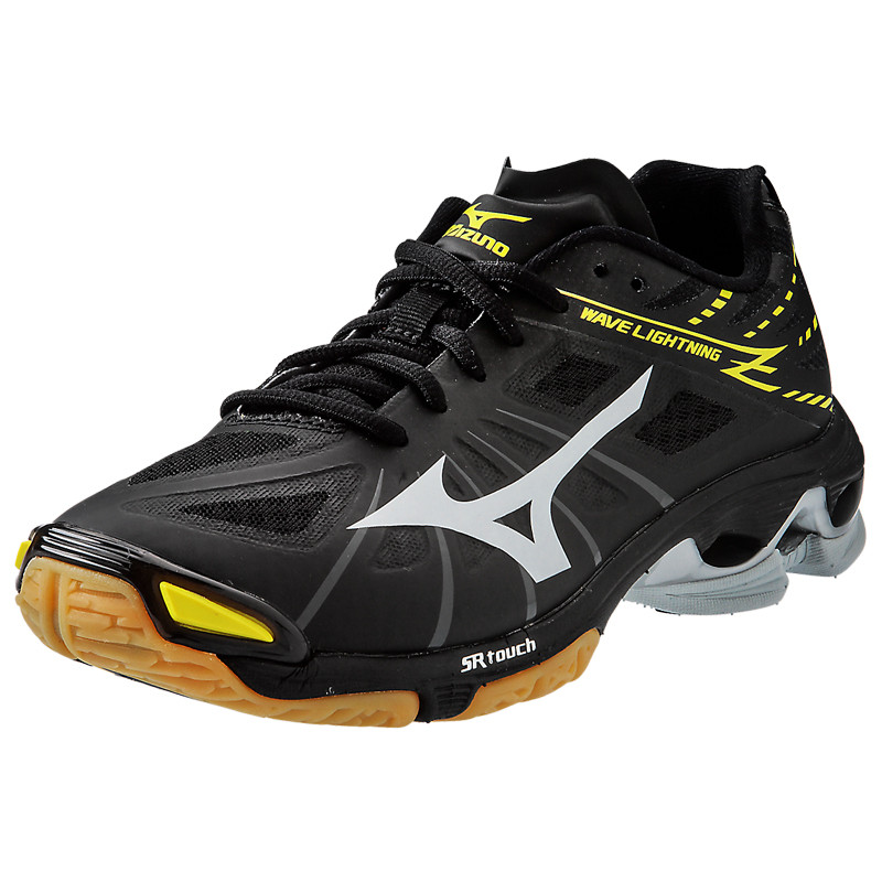 Mizuno Men's Wave Lightning Z - Black-Silver