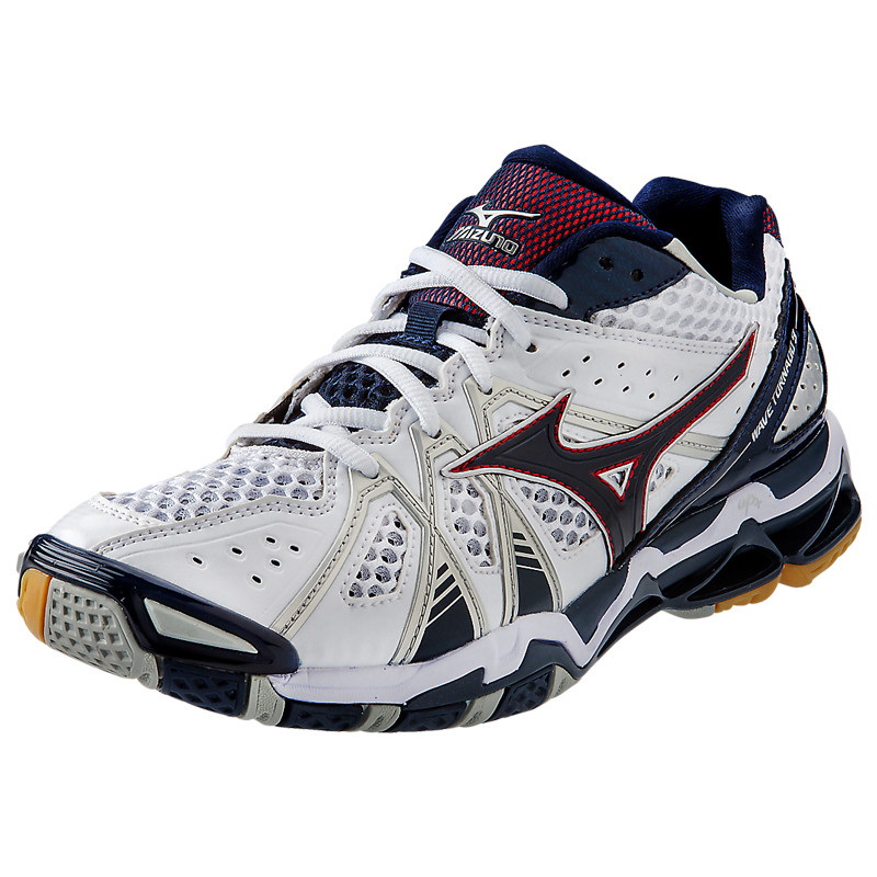 Mizuno Men's Wave Tornado 9 - White-Navy