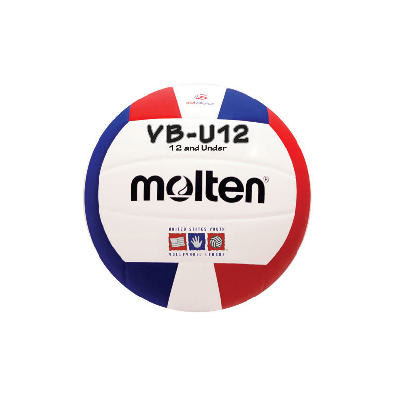 Molten VBU12 Volleyball - Red/White/Blue