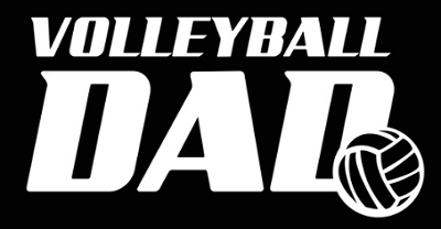 Volleyball Dad Decal The Volleyshop