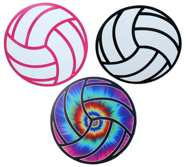 Round Volleyball Magnet