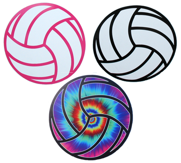 Round Volleyball Magnet