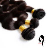 Our Mink Brazilian Body Wave hair extensions is great for any style its thicker and a grade higher than our 7a hair. It can be curled & straightened. Shop Aim's Mink Brazilian Body Wave today.

Weight: 3.5 oz 

Color: Natural Off Black

Weft: Machine Weft

Luster: Medium to Low