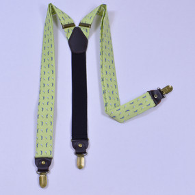 Tee Time Suspenders - Yellow